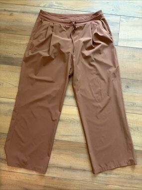 Calia Women’s TrueLight Wide Leg Pant XL Rust Brown